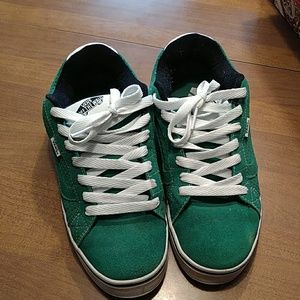 Green vans off the wall lite